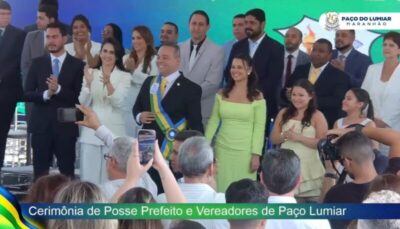 Fred Campos e Mariana Brandão são oficialmente empossados em Paço do Lumiar
