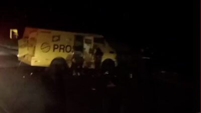 Carro-forte é explodido em assalto e rodovia é interditada na BR-010, no MA; VÍDEO