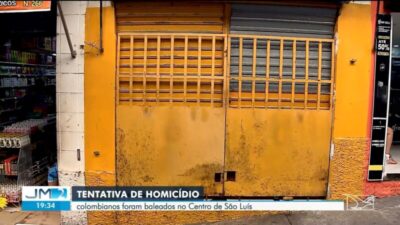Colombianos são baleados no Centro de São Luís; crime pode estar ligado à agiotagem