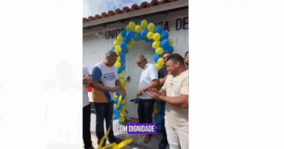 PREFEITO ALDO LOPES E VICE GUSTAVO PESTANA ENTREGAM MAIS UMA UBS…