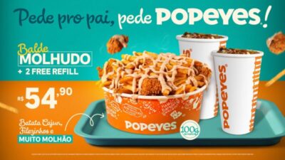Popeyes® entra no clima do Dia dos Pais e convida as famílias a celebrarem a data com oferta imperdível