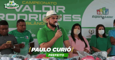Prefeito Paulo Curió incentiva Esporte de Turilândia