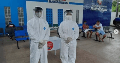 As equipes de linha de frente do Covid-19 de Bacabeira estão…
