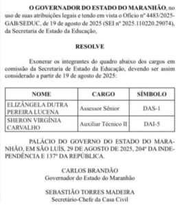 Cais mais uma dinista da Seduc