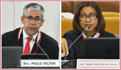 Eleição para o STJ: Paulo Velten e Angela Salazar concorrem na categoria do desembargo