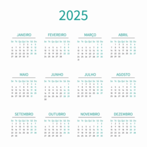 CALENDÁRIO 2025 – São Luis Notícia