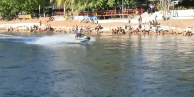 Mãe e filho ficam feridos após serem atropelados por moto aquática no Rio Balsas