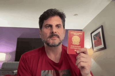 Marcos do Val é recebido pela PF ao desembarcar no Brasil e usará tornozeleira eletrônica por ordem de Moraes