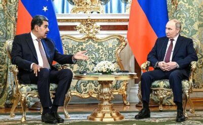 Rússia promete apoio à Venezuela em meio a ameaças contra Maduro