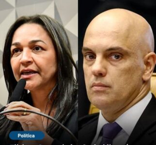 Eliziane Gama ainda não definiu sua posição sobre o pedido de impeachment do ministro Alexandre de Moraes