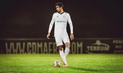 Jogador imperatrizense que joga em Portugal comemora o retorno do seu clube à elite do futebol
