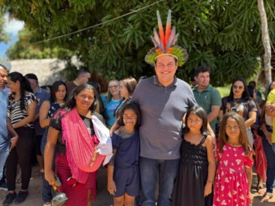 Em Santa Luzia, Juscelino Marreca visita Aldeia Índigena Maranauwi e leva ações sociais para a Comunidade