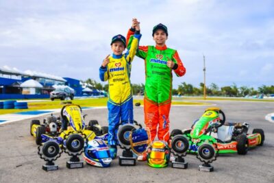 Irmãos maranhenses fazem dobradinha em pódio no Kartódromo Emerson Fittipaldi