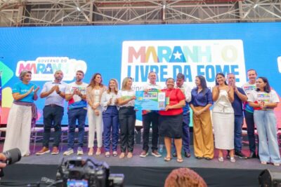 Iracema Vale participa do lançamento do programa Maranhão Livre da Fome