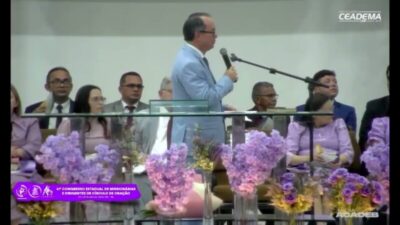 VÍDEO: Deputada Mical é ovacionada durante abertura de Congresso da Assembleia de Deus em Santa Inês
