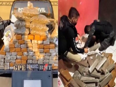Polícia apreende 70kg de drogas na Região Tocantina