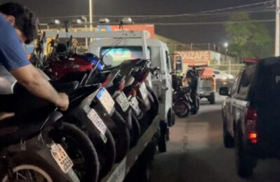 Mais de 150 motos apreendidas em São Luís por crimes de poluição sonora e adulteração