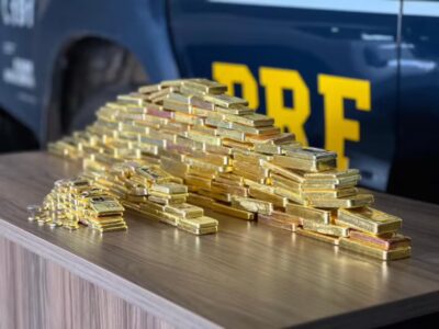 Maior apreensão da história: PRF encontra 103 kg de ouro avaliados em R$ 61 milhões em Roraima