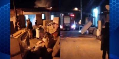 Criminosos invadem casa em Caxias e ateiam fogo