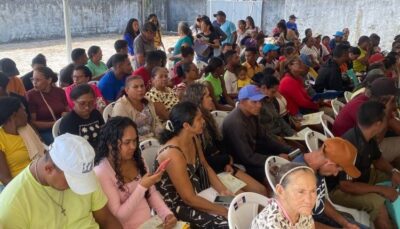 Segundo dia ação social promovida pelo Programa Pacto pela Paz no município de Cândido Mendes
