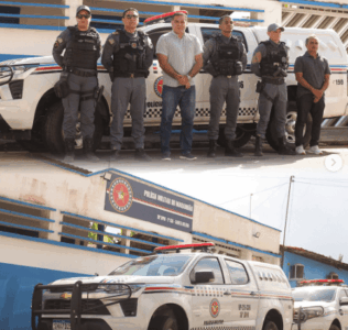 Prefeito Joãozinho Pavão entrega nova viatura a Polícia Militar, em Santa Helena