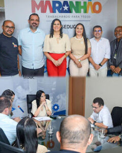 Deputada Edna Silva e Diretor Regional de Educação Cobram Melhorias para a Região Tocantina em Reunião na SEDUC