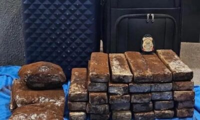Polícia Federal apreende 28 tabletes de droga skank no aeroporto de Imperatriz