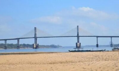 Por três dias seguidos, rio Tocantins fica abaixo de 2 metros negativo, mostra dados da Defesa Civil