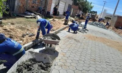 Prefeitura de Imperatriz começa a bloquetear ruas com bloquetes de fabricação própria