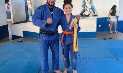Projeto de Jiu-jítsu reúne atletas em cerimônia de troca de faixa