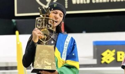 Rayssa Leal chega ao Japão para mais uma etapa da Liga Mundial de Skate