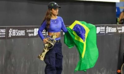 Rayssa Leal fatura R$ 604 mil ao faturar o tricampeonato da SLS de Skate neste domingo 15
