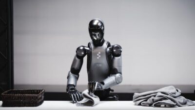 Robô humanoide mostra habilidade inédita ao dobrar roupas sozinho