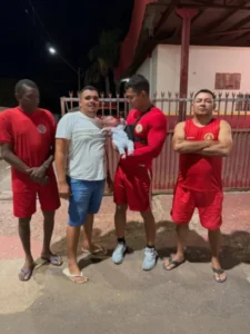 Recém-nascida engasgada é salva por bombeiro, após pai pedir socorro em quartel de Trizidela do Vale