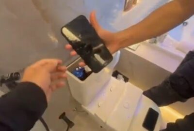 VÍDEO: Prefeito de Santa Inês escondeu celular dentro de vaso sanitário durante Operação da PF