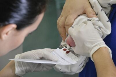 Saúde aumenta em 30% recursos para programa do teste do pezinho