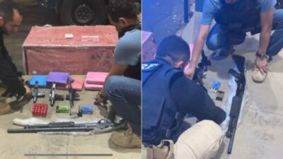 PRF apreende 6 armas, munições e maconha em ônibus na BR-135, em São Luís