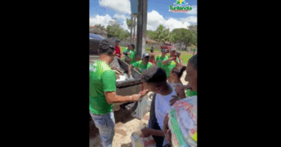 O PREFEITO PAULO CURIÓ FEZ A MAIOR ENTREGA DE CESTAS BÁSICAS E…