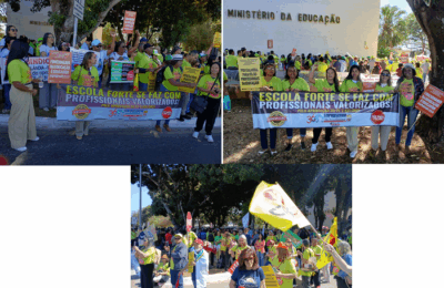 Brasília – Sinproesemma participa de mobilização nacional por valorização dos profissionais da educação…