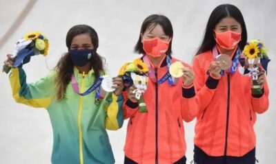 Skatista que venceu Rayssa Leal em Tóquio está fora das Olimpiadas de Paris