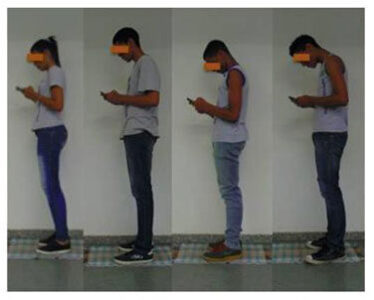 Inclinação ao usar celular pode gerar carga de 27 kg no pescoço