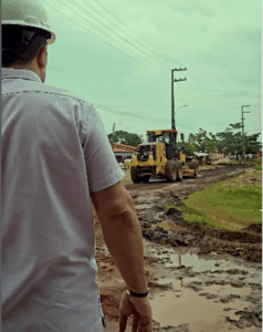 Prefeito André da Ralpnet monstra força da estrutura e avança em seis frentes de serviços no município de Pinheiro