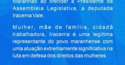 Daniella e Abigail Cunha repudiam ataque de Léo Costa à Iracema Vale
