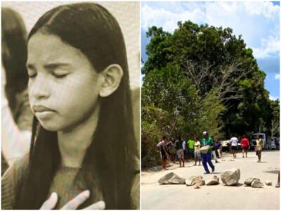 Adolescente morre atropelada por carreta em Peris de Baixo e moradores protestam