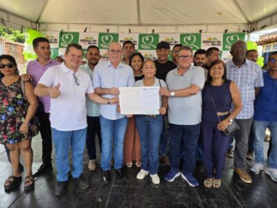 Hildo Rocha e Solimar Alves autorizam asfaltamento de ruas em Matões do Norte