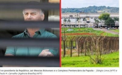 O desfecho do ódio de Moraes!!! Presídio que pode receber Bolsonaro tem denúncias de superlotação, água suja e comida estragada
