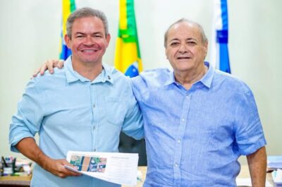 Prefeito Rafael Brito e Silvio Mendes avançam em projeto da 4ª ponte ligando Timon a Teresina