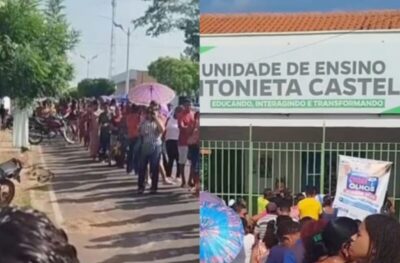 Mutirão “Cuidar dos Olhos” em Aldeias Altas expõe falta de estrutura e descaso com a população