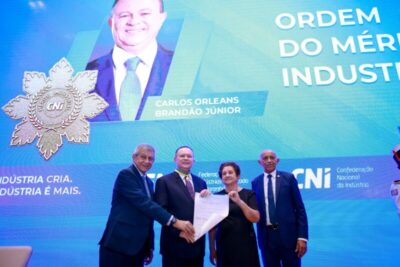 Brandão é o primeiro governador do Maranhão a receber Medalha da Ordem do Mérito Industrial da Confederação Nacional da Indústria (CNI)