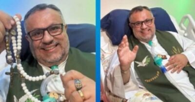 Padre mineiro que toma 281 comprimidos por dia é internado na UTI em SP